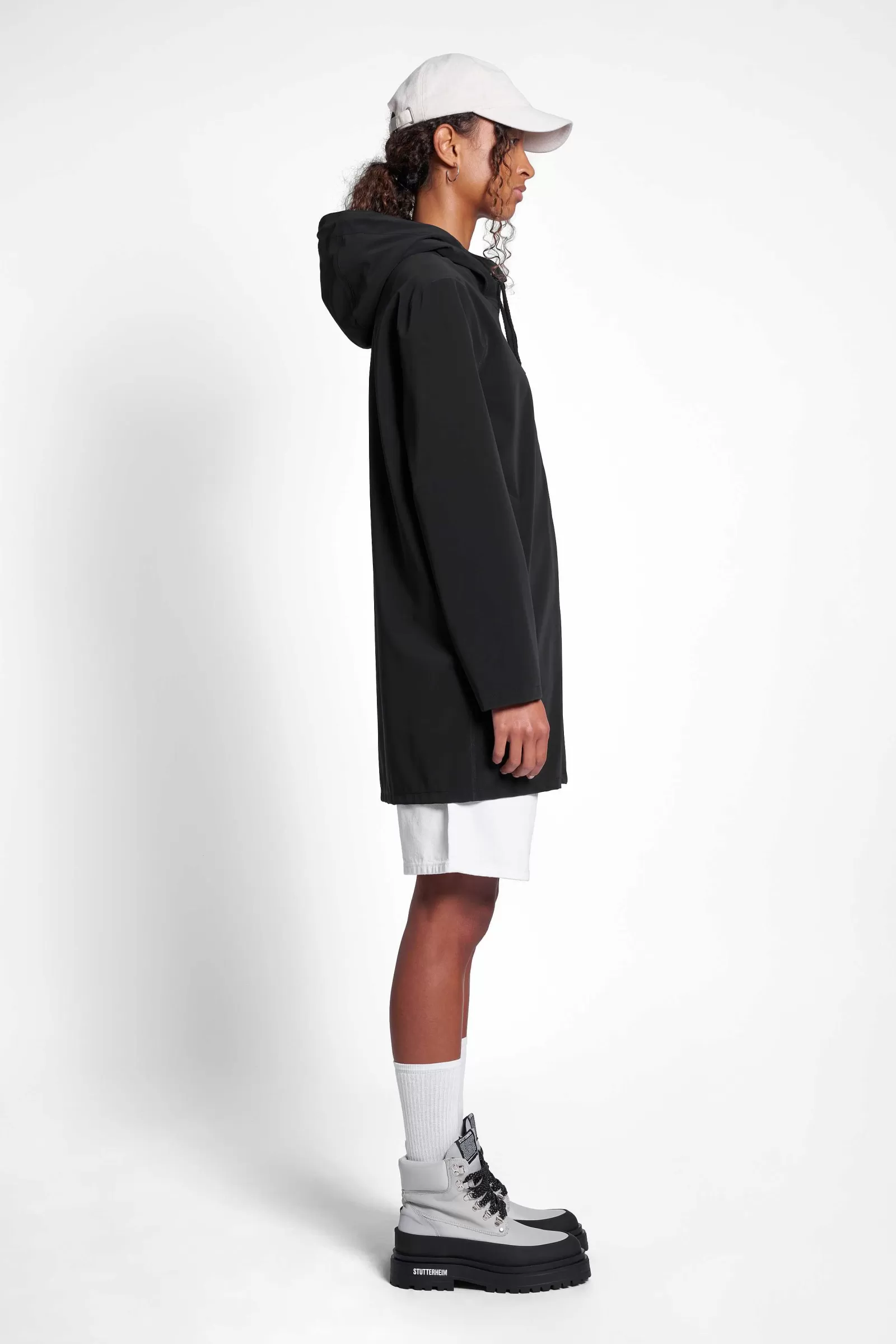 STUTTERHEIM Regnrockar*Stockholm Lightweight Matte Zip Raincoat